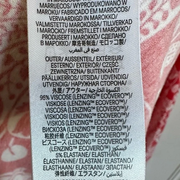 Boden Poppy Red Gardenia Jersey Dress Size 10 - Picture 13 of 13